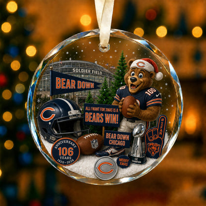 All Football Teams Christmas Glass Ornament With Gift Box Trending - 5to9vibe