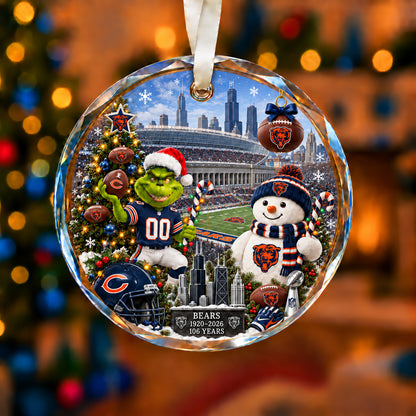 All Football Teams Christmas Vibe Snow Glass Ornament With Gift Box Trending - 5to9vibe
