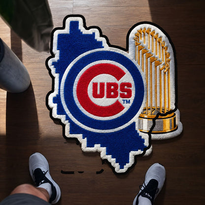 Alfombra personalizada de bienvenida premium de equipo de la MLB – Felpudo de béisbol personalizado