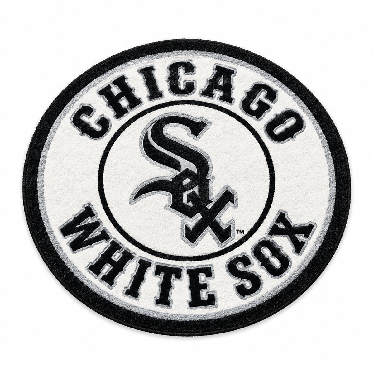 All Baseball Teams Round Logo Baseball Fan Custom Quilted Print Premium Welcome Mat Washable Black Border – Personalized Baseball Doormat