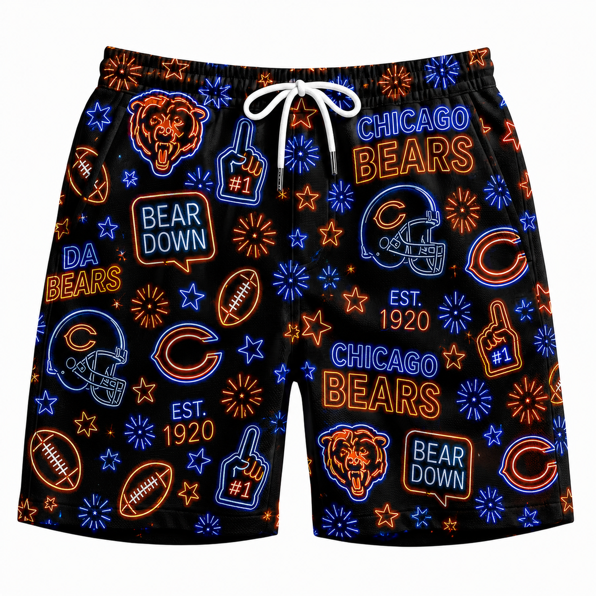 All Football Teams Neon Vibe Summer Button-Up Unisex Hawaiian Shirt For Men and Women-Hawaiian Shirt-5TO9VIBE