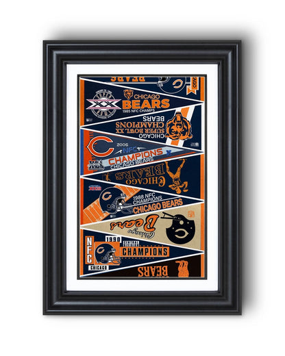 All Football Teams Vintage Anniversary For Fans No Frame Vertical Poster - 5to9vibe