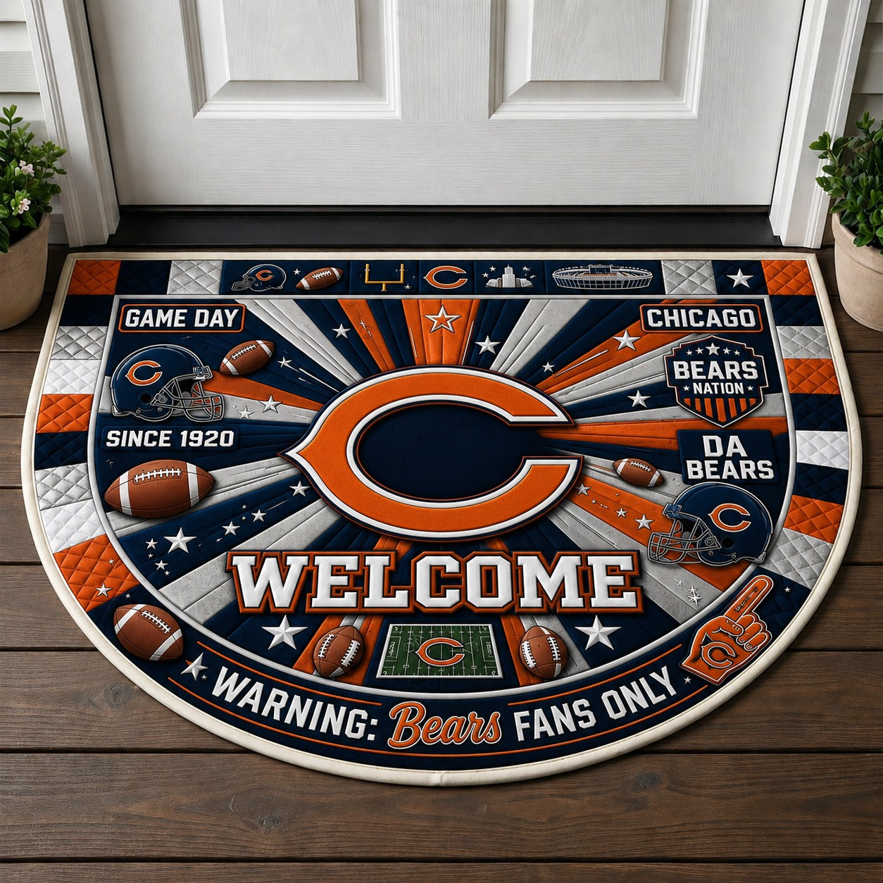 Alfombra personalizada de bienvenida premium de equipo de la MLB – Felpudo de béisbol personalizado