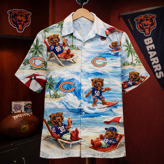 CB Football Mascot Beach Viber Unisex Hawaiian Shirt For Men & Women