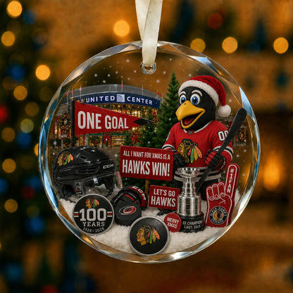 All Hockey Teams Christmas Glass Ornament With Gift Box Trending - 5to9vibe