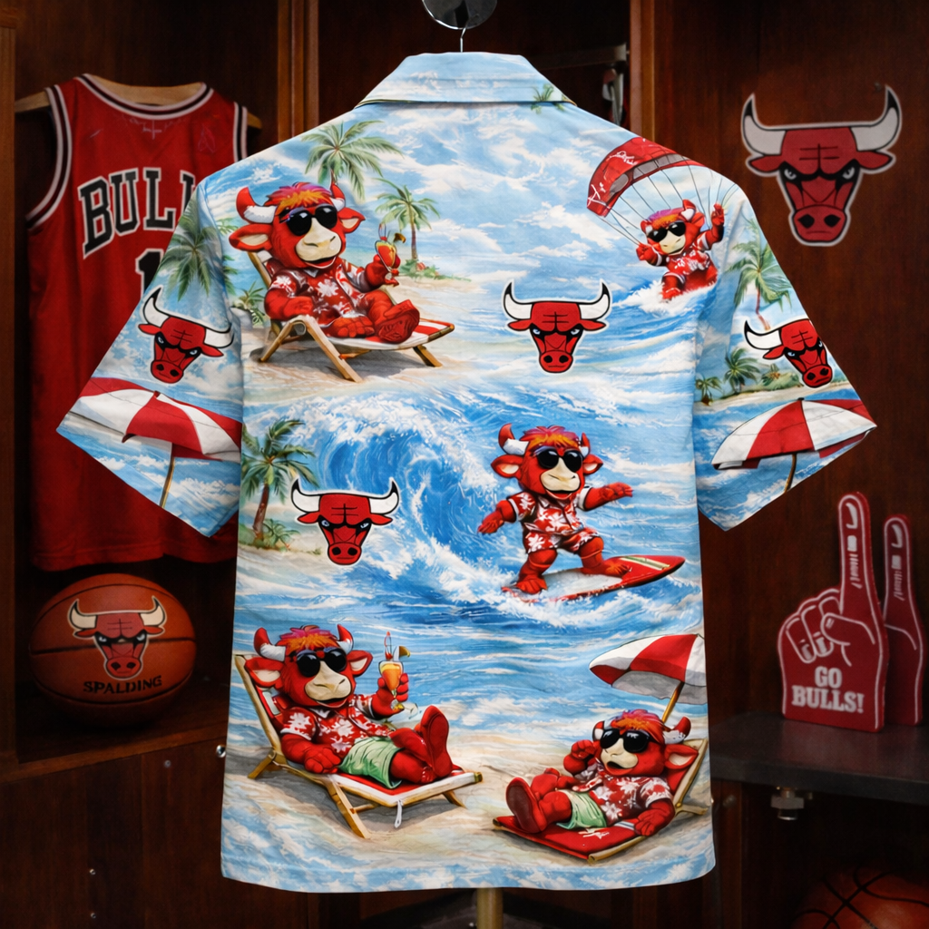 Camisa Hawaiana Unisex CB Basketball Mascot Beach Viber para Hombres y Mujeres
