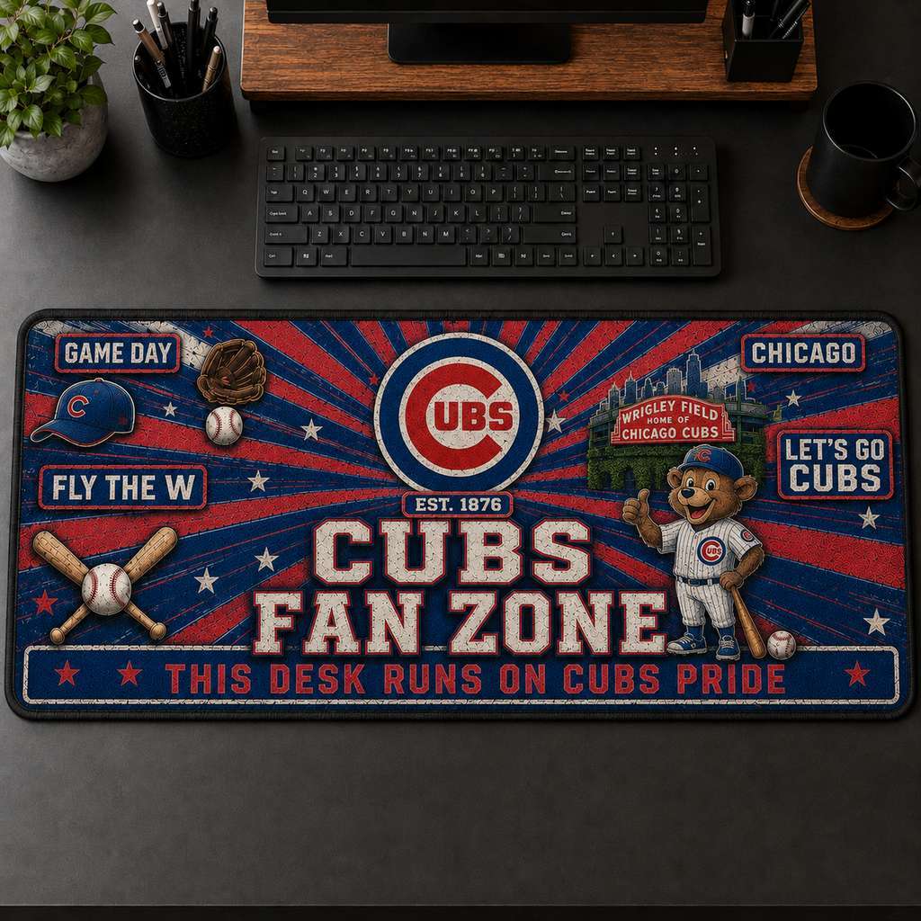 All Baseball Fan Zone Desk Mat For Baseball Fans Gift Mouse Pad Plus Size - 5to9vibe