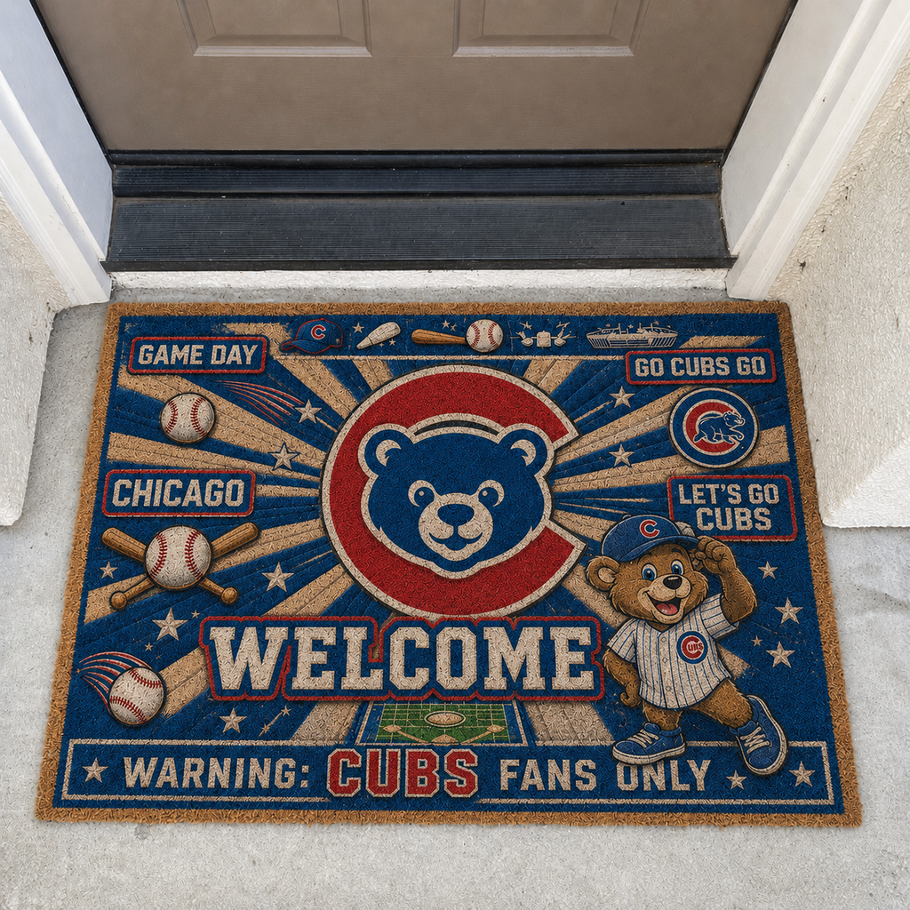 Baseball All Teams Welcome Coir Doormat Print Premium Welcome Mat – Personalized Baseball Coir Doormat
