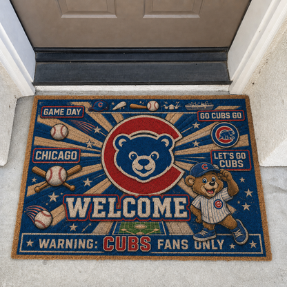 Baseball All Teams Welcome Coir Doormat Print Premium Welcome Mat – Personalized Baseball Coir Doormat