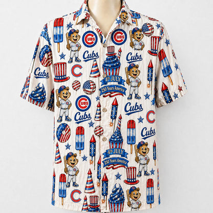 All Baseball Team 4th July 250 Years Anniversary America Premium Unisex Hawaiian Shirt For Men and Women