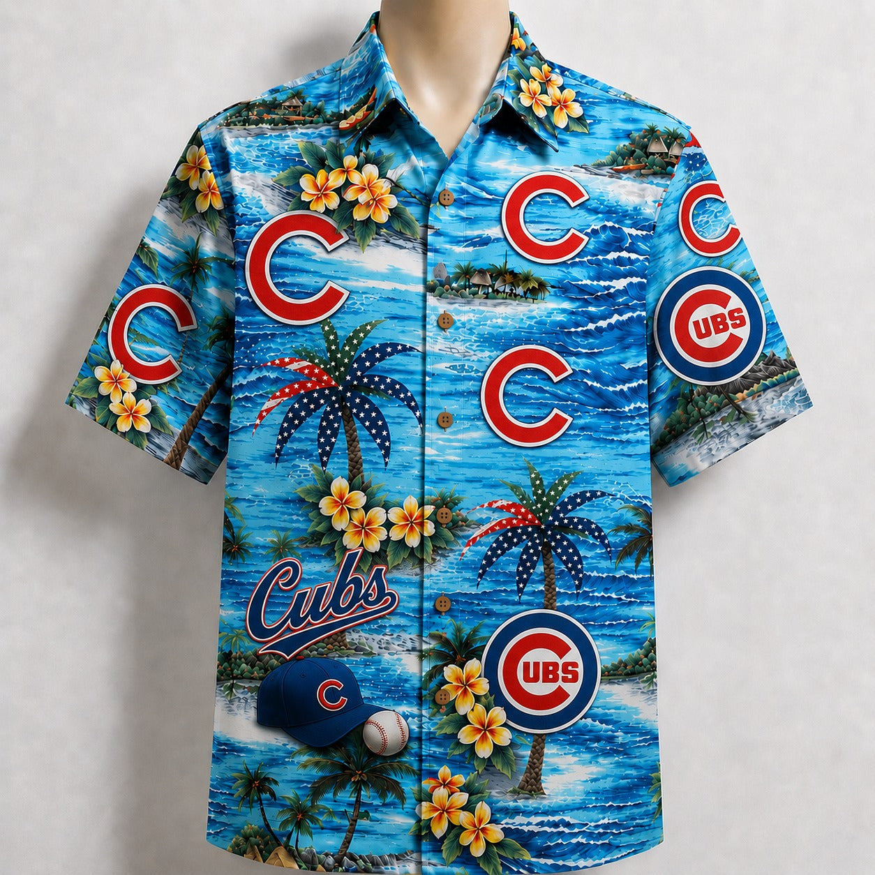 All Baseball Teams Coastal Paradise Button-Up Unisex Hawaiian Shirt For Men and Women