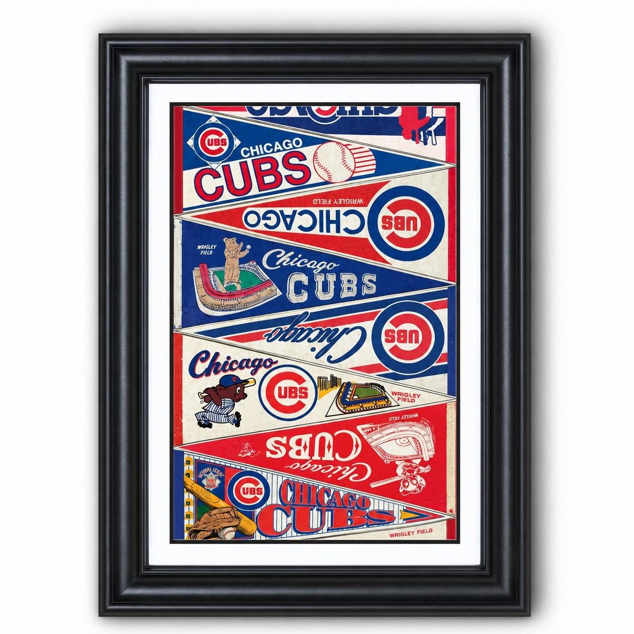 All Baseball Teams Vintage Anniversary For Baseball Fans Poster No Frame - Vertical Poster - 5to9vibe