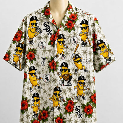 All Baseball Teams banana Hibiscus Flower Beach Vibe Aloha Premium Unisex Hawaiian Shirt For Men and Women