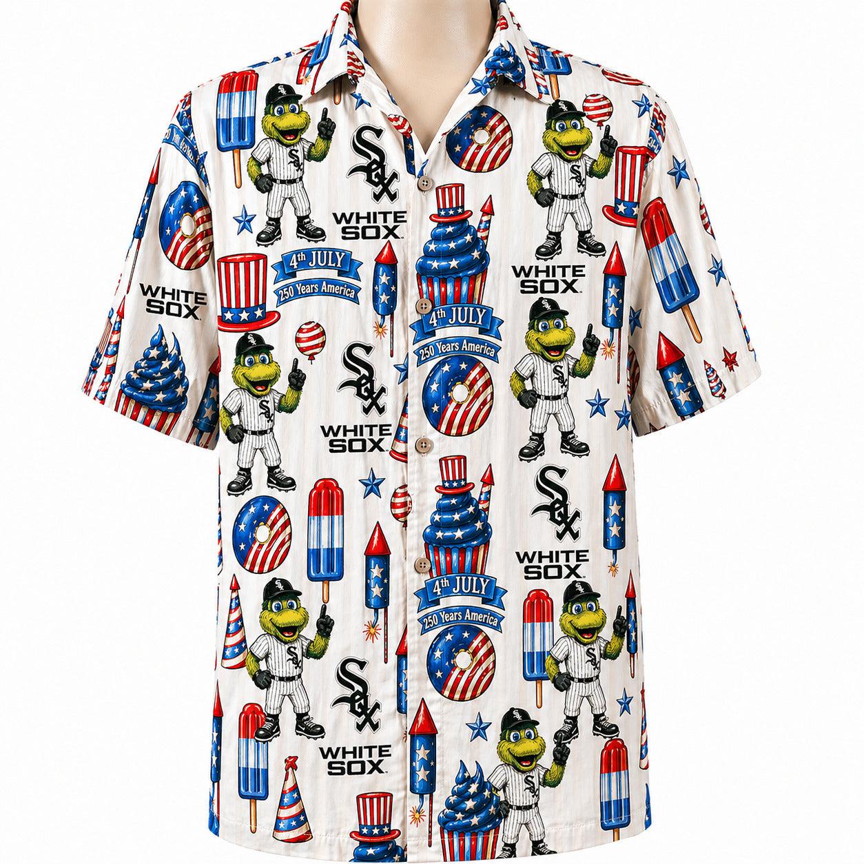 All Baseball Team 4th July 250 Years Anniversary America Premium Unisex Hawaiian Shirt For Men and Women