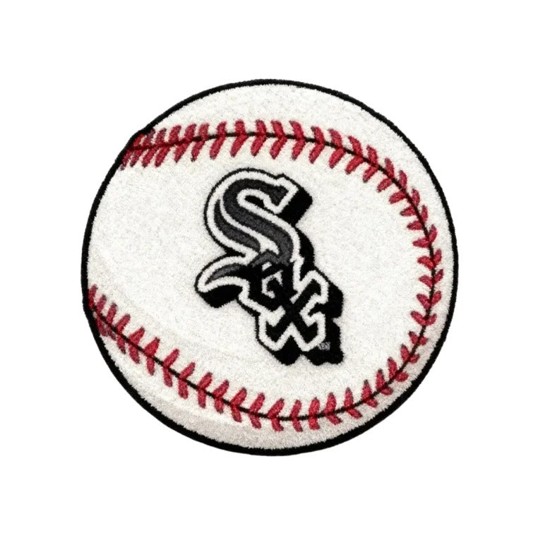 All Baseball Teams Baseball-Shaped Logo Baseball Fan Custom Quilted Print Premium Welcome Mat Washable Black Border – Personalized Baseball Doormat