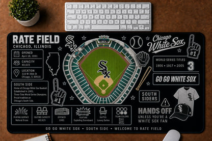All Baseball Stadiums Infographic Desk Mat Mouse Pad Plus Size Trending - 5to9vibe