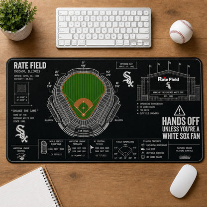 All Baseball Legendary Stadiums Masterplan Desk Mat Mouse Pad Plus Size - 5to9vibe