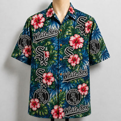 All Baseball Teams Paradise Hibiscus Button-Up Unisex Hawaiian Shirt For Men and Women