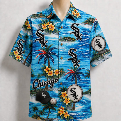 All Baseball Teams Coastal Paradise Button-Up Unisex Hawaiian Shirt For Men and Women