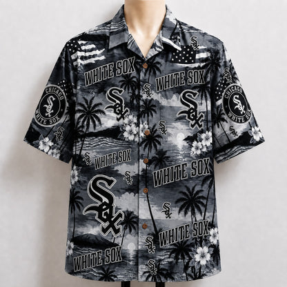 All Baseball Teams Sunset Paradise Button-Up Unisex Hawaiian Shirt For Men and Women
