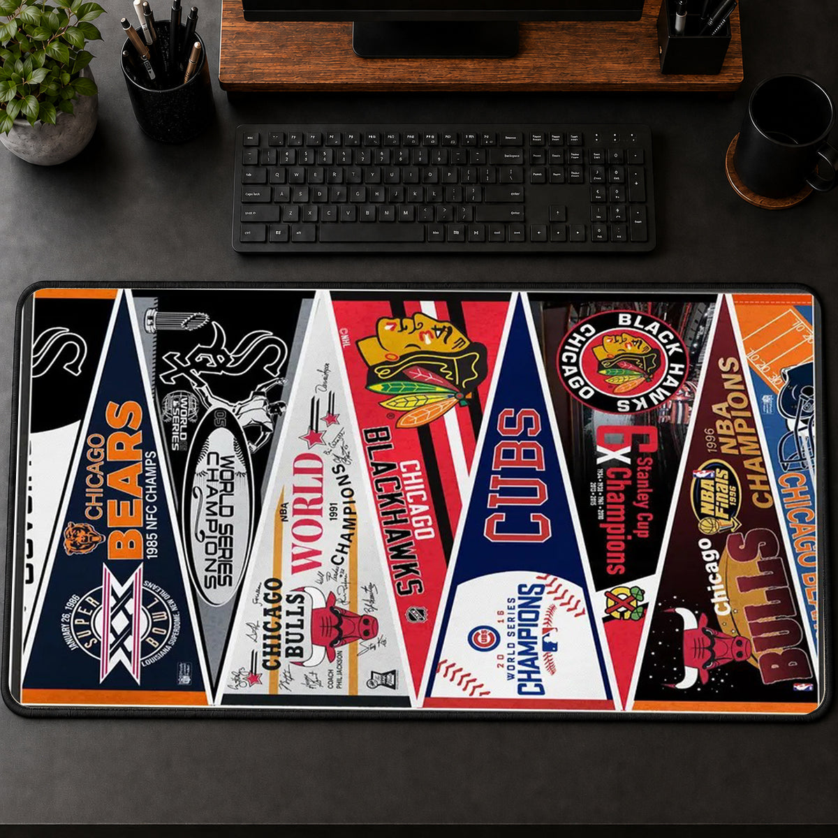 All Sport Teams City Vintage Anniversary For Fans Desk Mat Mouse Pad Trending - 5to9vibe