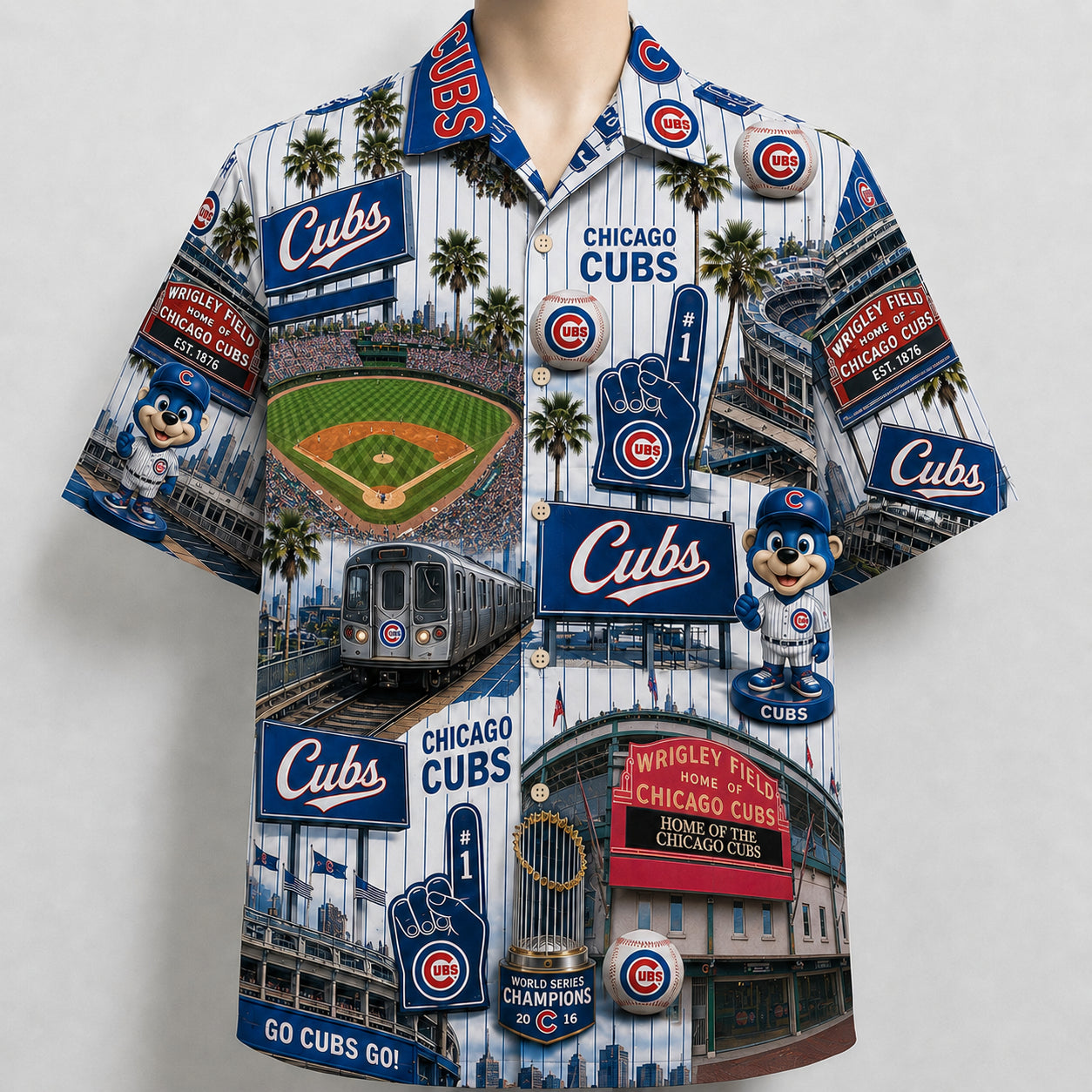 All Baseball Teams Iconic Moments Aloha Shirt for Baseball Fans Button-Up Unisex Hawaiian Shirt For Men and Women