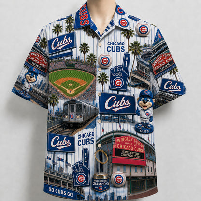 All Baseball Teams Iconic Moments Aloha Shirt for Baseball Fans Button-Up Unisex Hawaiian Shirt For Men and Women