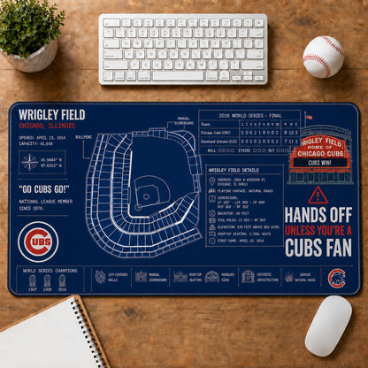 All Baseball Legendary Stadiums Masterplan Desk Mat Mouse Pad Plus Size - 5to9vibe