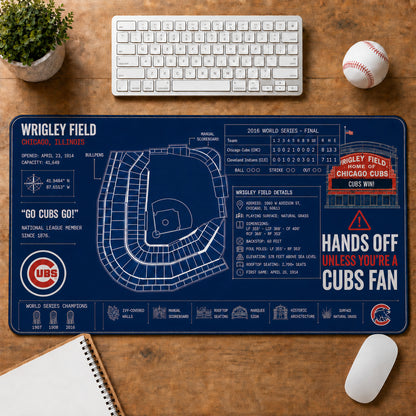 All Baseball Legendary Stadiums Masterplan Desk Mat Mouse Pad Plus Size - 5to9vibe