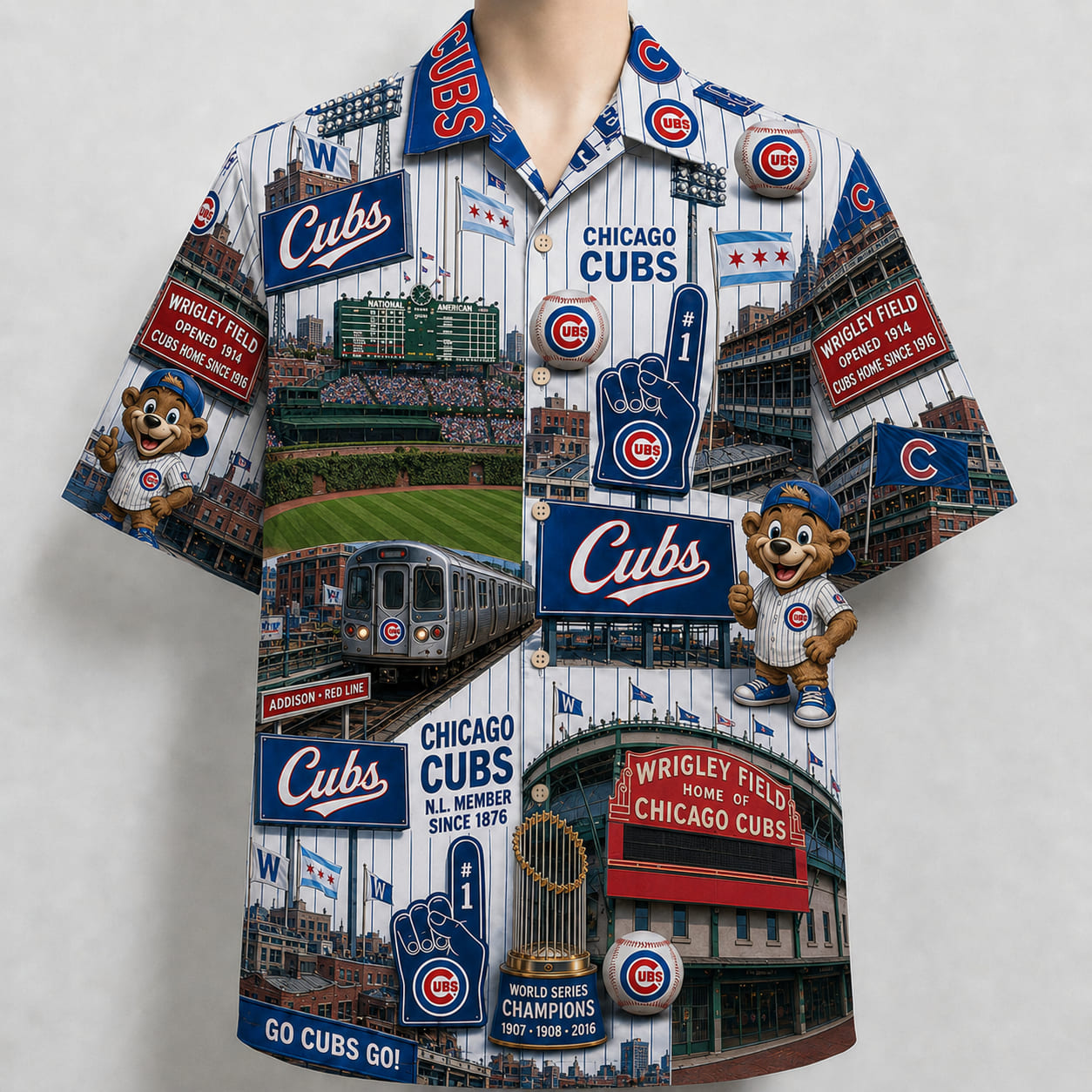 All Baseball Teams Iconic 2 Moments Aloha Shirt for Baseball Fans Button-Up Unisex Hawaiian Shirt For Men and Women