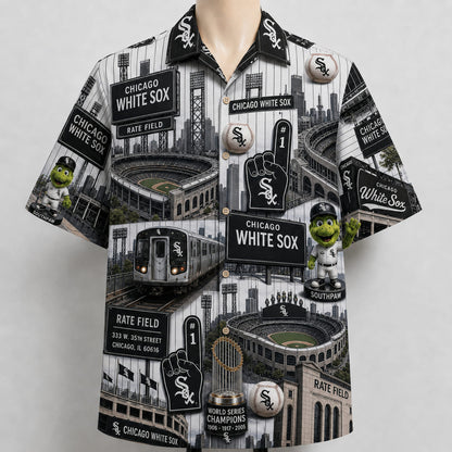 All Baseball Teams Iconic 2 Moments Aloha Shirt for Baseball Fans Button-Up Unisex Hawaiian Shirt For Men and Women