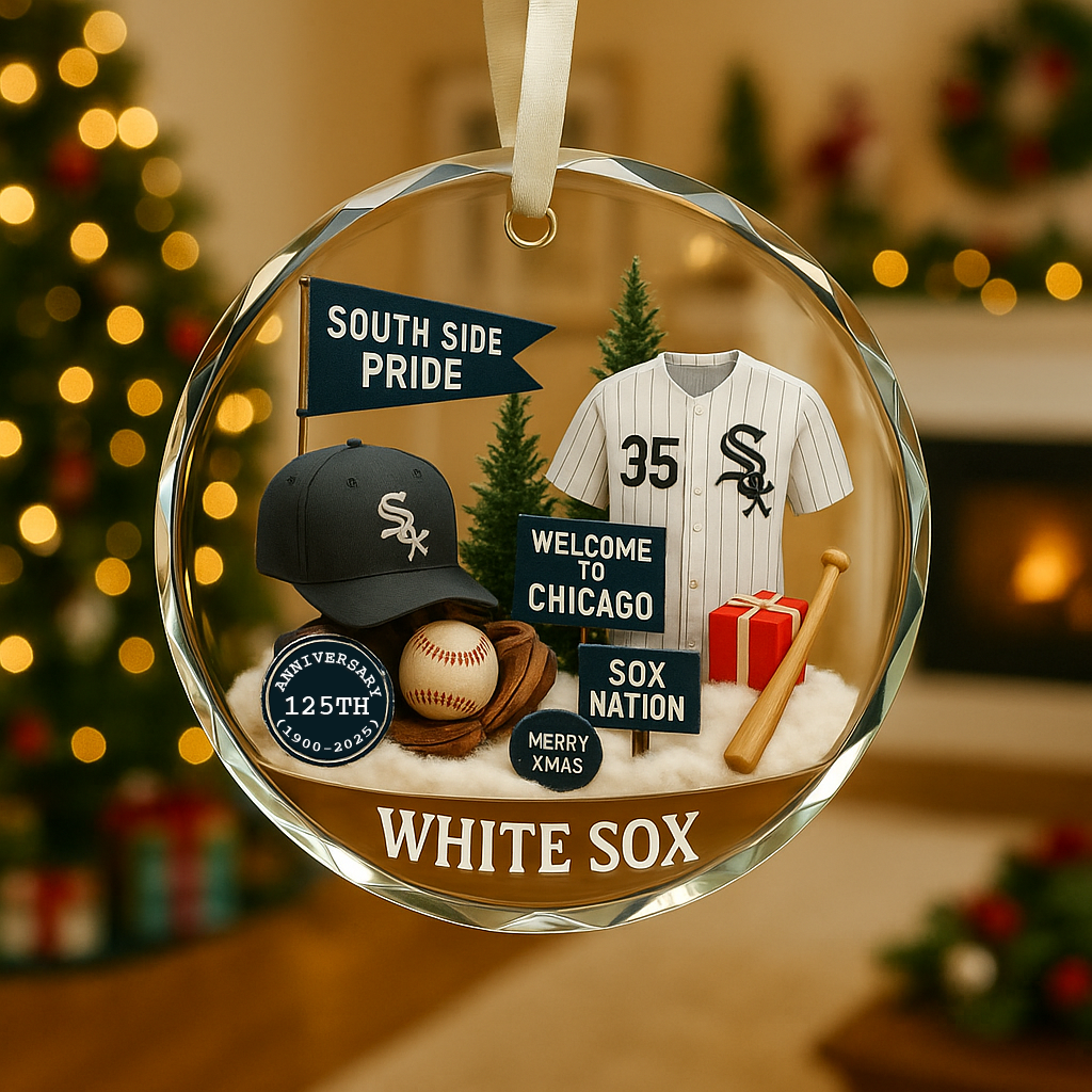 Baseball Glass Ornament 3 With Gift Box Christmas Baseball Team - Glass Ornament-Glass Ornament-5TO9VIBE