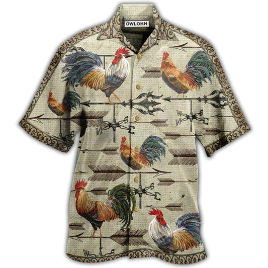 Hawaiian Shirt / Adults / S Chicken Find A Way Or Make One Weathervane Rooster - Hawaiian Shirt 