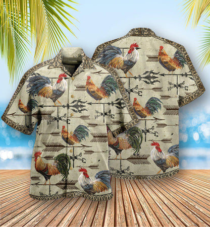 Chicken Find A Way Or Make One Weathervane Rooster - Hawaiian Shirt 