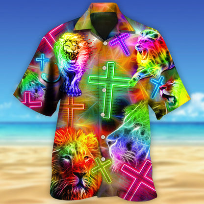 Lion Of God Style - Hawaiian Shirt 