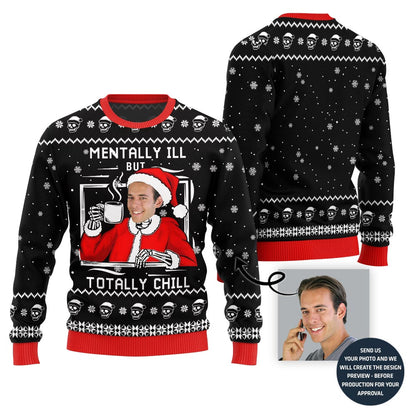 Chilling Funny Ugly Christmas Sweater For Men
