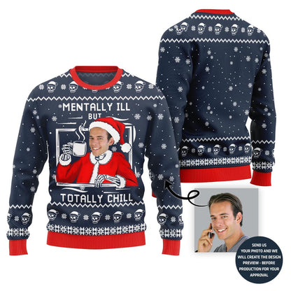 Chilling Funny Ugly Christmas Sweater For Men