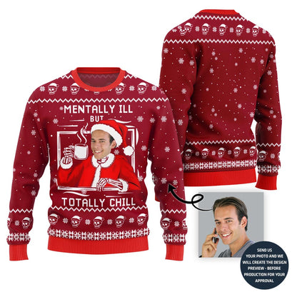 Chilling Funny Ugly Christmas Sweater For Men
