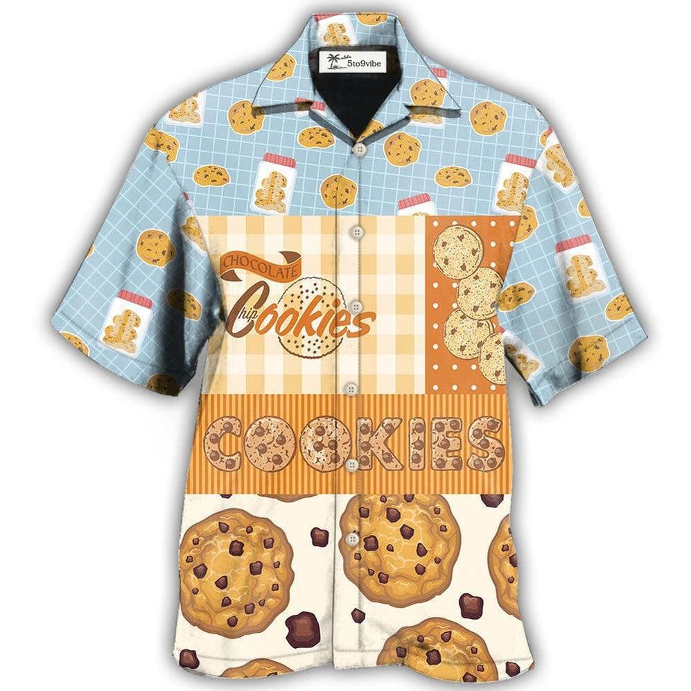 Hawaiian Shirt / Adults / S Baking Who Loves Baking Chocolate Chip Cookie - Hawaiian Shirt 