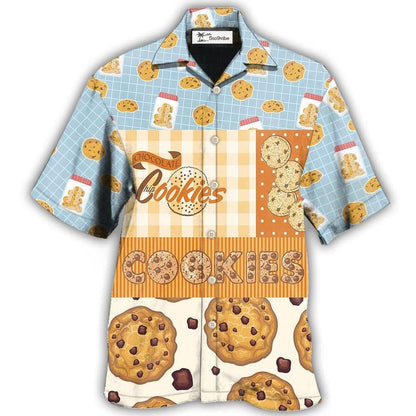 Hawaiian Shirt / Adults / S Baking Who Loves Baking Chocolate Chip Cookie - Hawaiian Shirt 