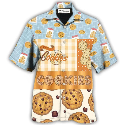 Hawaiian Shirt / Adults / S Baking Who Loves Baking Chocolate Chip Cookie - Hawaiian Shirt 