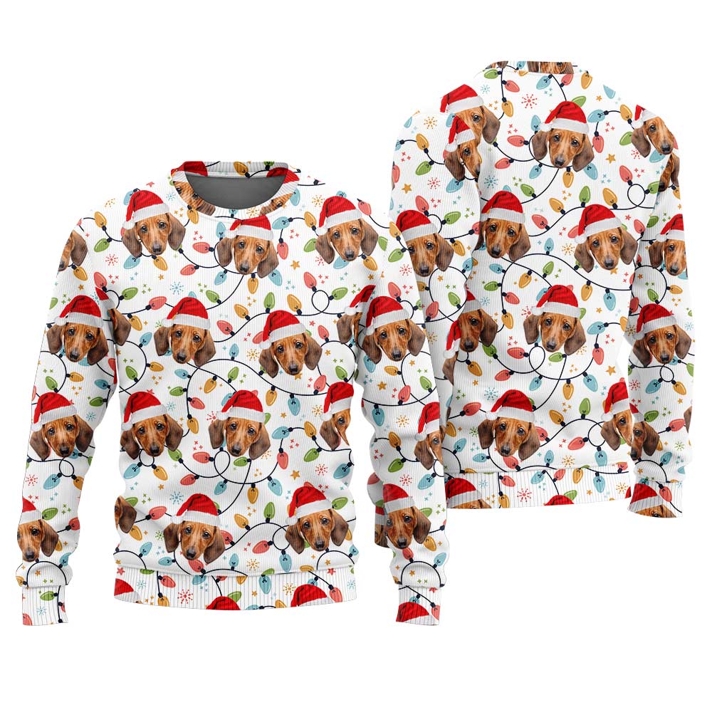 Christmas Bulbs Custom Dog Ugly Sweater