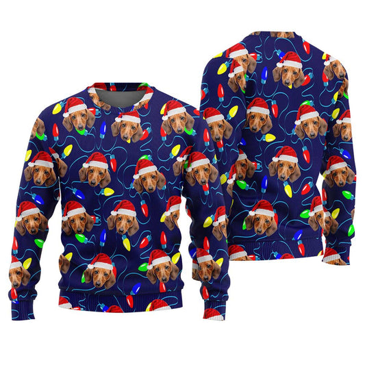 Christmas Bulbs Custom Pet Ugly Christmas Sweater