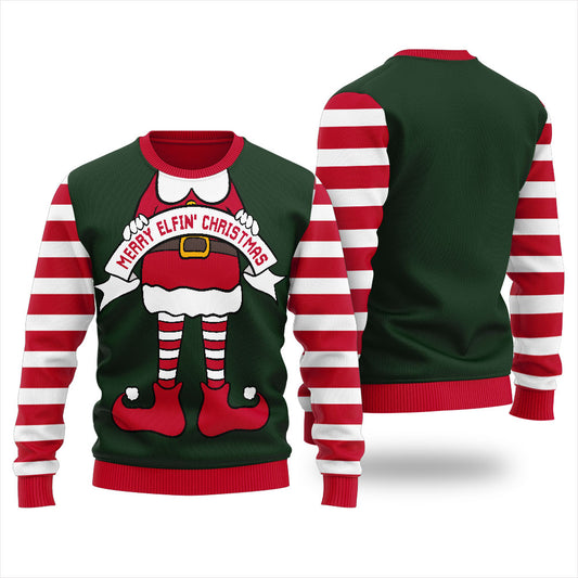 Christmas Elf Funny Christmas Sweater