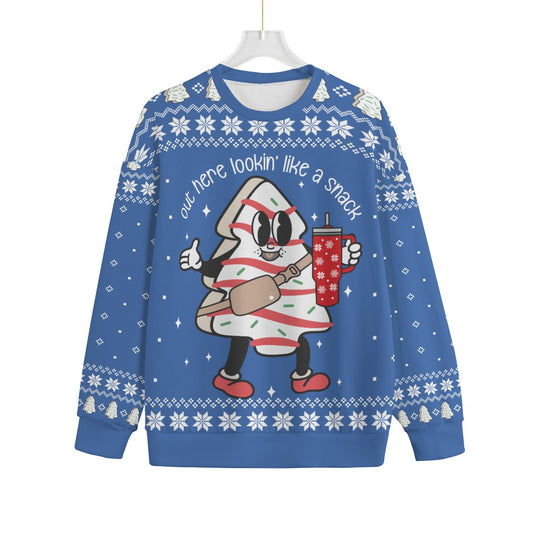 Christmas Tree Cake Men Big And Tall Christmas Sweater