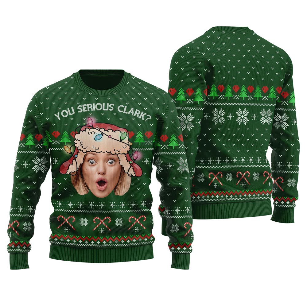 Christmas Vacation Custom Face Christmas Sweater