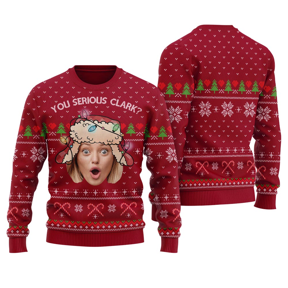 Christmas Vacation Custom Face Christmas Sweater