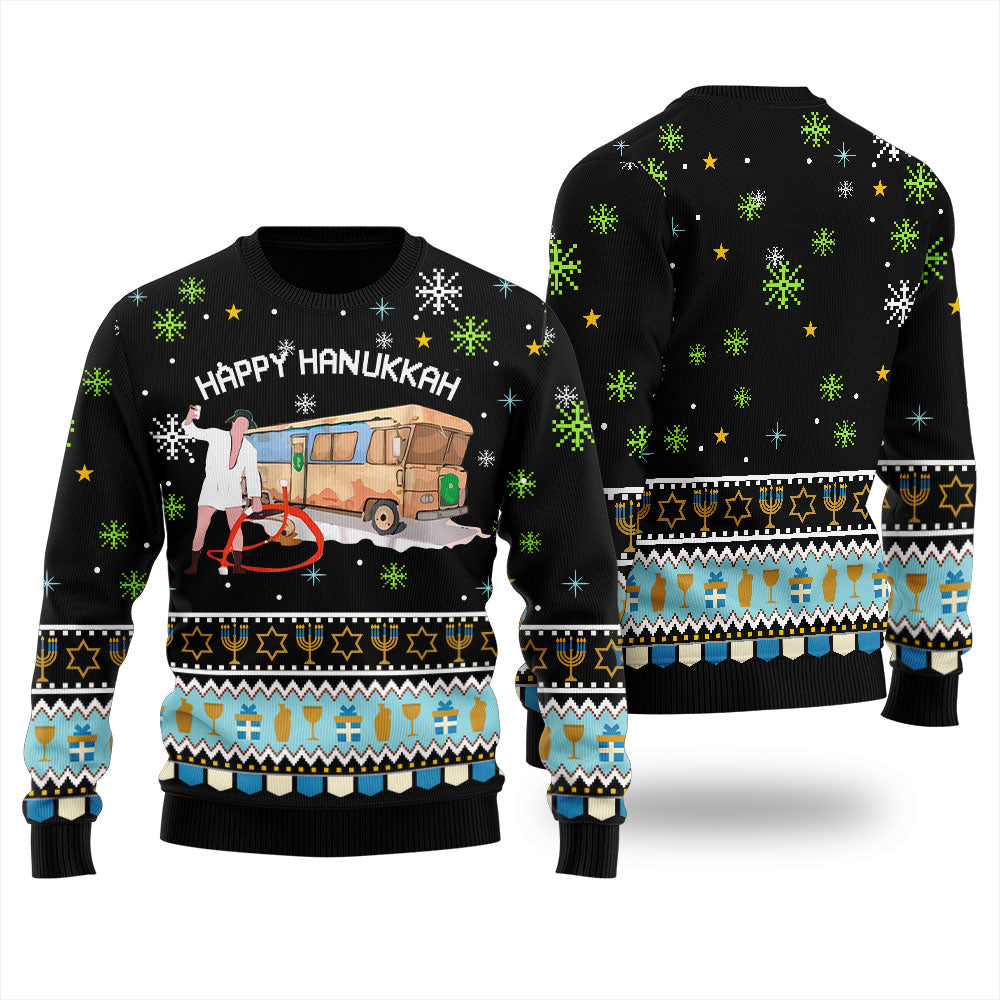 Christmas Vacation Hanukkah Christmas Sweater Women