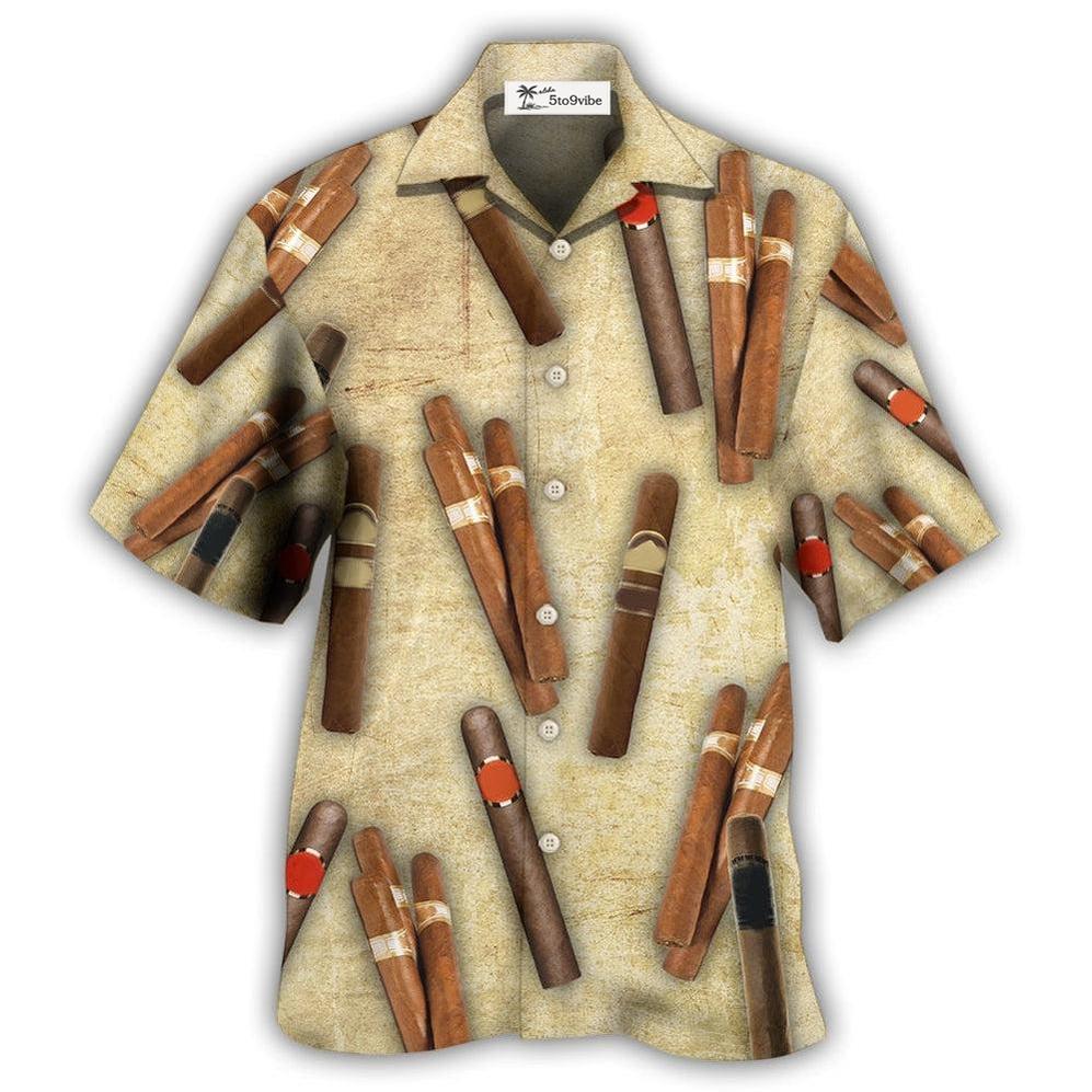 Hawaiian Shirt / Adults / S Cigar Oh My Therapy - Hawaiian Shirt 