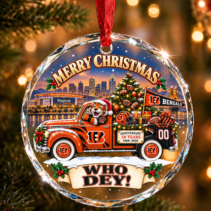 Football team Style 07 Glass Ornament mockup | 5To9Vibe